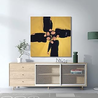 Tableau mural Impression sur Toile The Beatles Hampstead Studio Pop Vintage Photo 1965 (60 cm x 61 cm) - Les Beatles, Paul McCartney, John Lennon, RIngo Starr, George Harrison Tableau mural Impression sur Toile The Beatles Hampstead Studio Pop Vintage Photo 1965 (60 cm x 61 cm) – Image 3