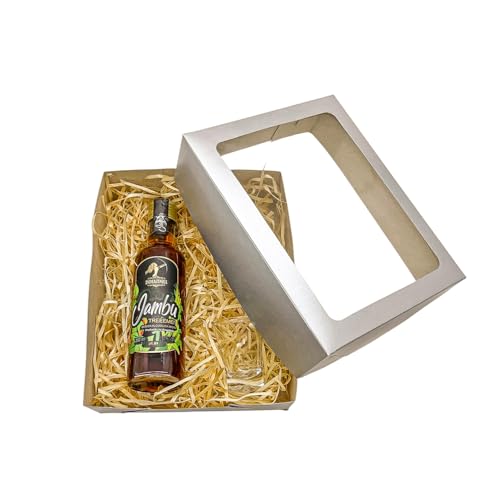 Kit Presente Cachaça Indiazinha 250ml + 2 Copos Shot