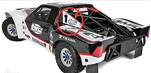 Miniatura 4 de 15 escala RC izquierda y derecha vertical placa y triángulo placa de coche Shell Roll Cage para Rovan LT DDT QL-5T 5ive-T 4X4 camión cuerpo