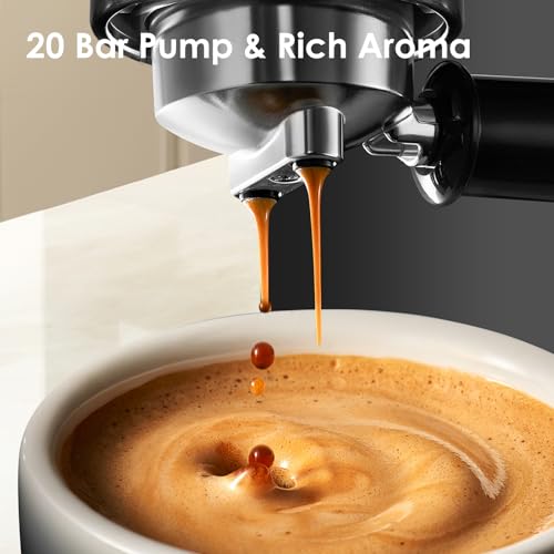 Geek Chef Espresso Machine, 20 Bar Espresso and Cappuccino Coffee Maker, Quick Heating Aut - image 2