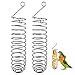 Papagei Vogel Futterkorb 2 Stücke Edelstahl Papagei Hängend Obst Feeder Gemüse Hirse Halter Vögel Käfig Füttern Zubehör für Sittiche, Conure, Aras, Liebesvögel, Finken, Mynah