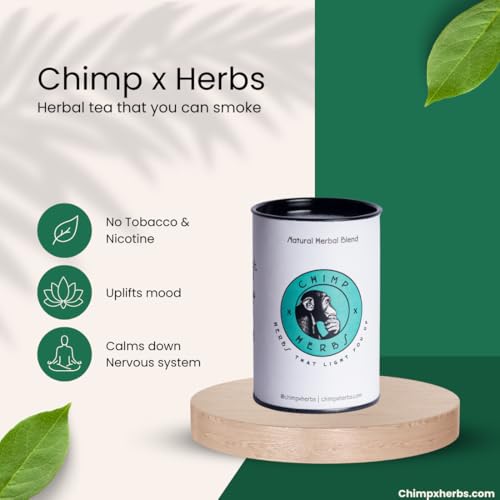 Image of Chimp x Herbs | Exoitic Herbal Blend | Nicotine Free & Tobacco Free Alternative (22 Gms ),Loose Leaves