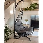 Hängesessel Atri II PE-Rattan Schwarz