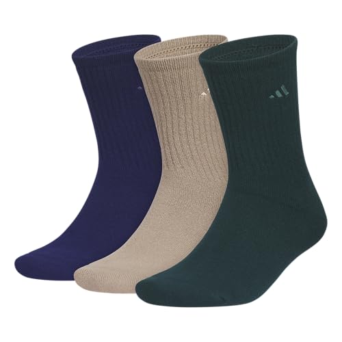 adidas unisex Cushioned Comfort Crew Socks 3-pack – Super Soft & Cozy