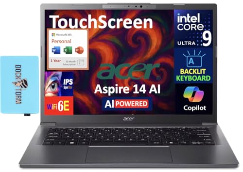 Acer Aspire Laptop 14" Core i9 32GB 1TB SSD Windows 11 miniatura 1