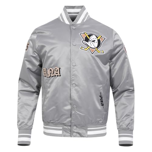 Image of Pro Standard Mens NHL Old English Satin Jacket