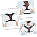 Beaupretty Invisible Posture Corrector Belt for Humpback Correction Adjustable Back Brace Support with Durable PU Leather and Nylon Thin for Men and Women Indoor Outdoor Use