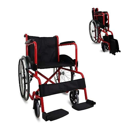 Fauteuil roulant pliable Alcazaba Mobiclinic avec assise de 46 cm et roues auto-propulsées
