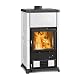 Kaminofen La Nordica L7112703 Fedora – Weiß, 8,3 kW, 86,4 % Wirkungsgrad