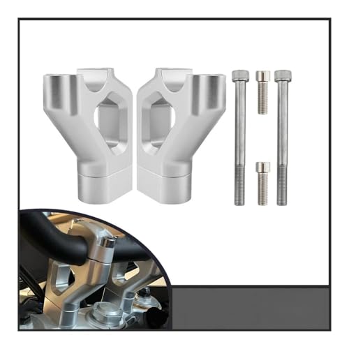 Rehausseur de guidon Explorador 1200XR finition chrome top - 5