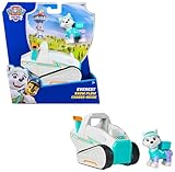 PAW PATROL - Everest-Figur mit Schneemobil-Rettungsfahrzeug, stabiles Basis-Fahrzeug , authentisches Spielzeug zur Serie für Kinder ab 3 Jahren