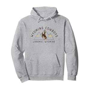 Wyoming Cowboys Apparel Tri Mountains Pullover Hoodie