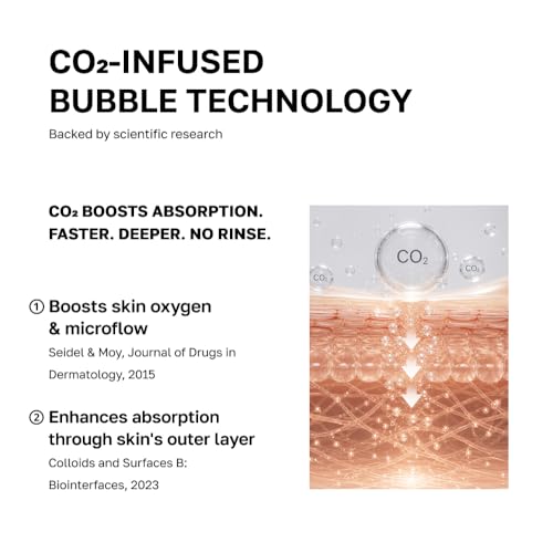 Image of Collagen Lifting CO2 Bubble Serum Mask | Fast-Absorbing Bubble Texture | Firming & Instant Lifting | Lightweight High Moisture Korean Skincare, 60ml / 2.02 fl.oz