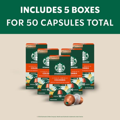 Starbucks by Nespresso Original, Single-Origin Colombia, 50-count - image 2