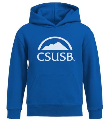 NCAA Officially Licensed Apparel Cal State San Bernardino Coyotes CSUSB Logo Youth Hoodie Cal06HK Blue Small
