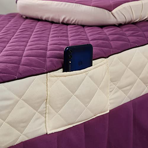 Couvre-lit de massage polyester drap lits cosmétiques housse table spa 190x80cm - 5