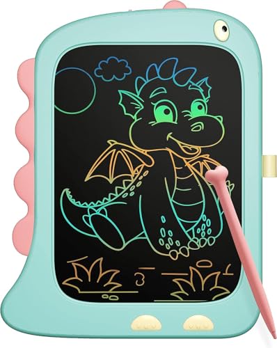 Bravokids Tableta de Escritura Niños 8,5 Pulgadas, LCD Tablet para Dibujar Pizarra Magnetica Infantils Dinosaurio Juguete Regalo 3 4 5 6 7 8 9 Años