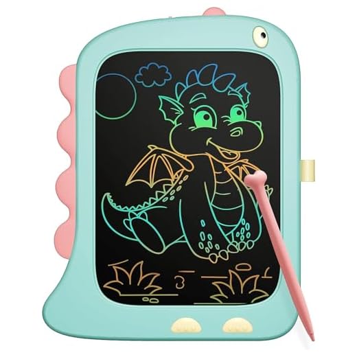 Bravokids Tableta de Escritura Niños 8,5 Pulgadas, LCD Tablet para Dibujar Pizarra Magnetica Infantils Dinosaurio Juguete Regalo 2 3 4 5 6 7 8 Años