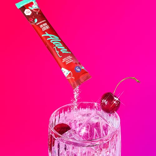 Image of Alani Nu CHERRY SLUSH, Energy Sticks Drink Powder, 200mg Caffeine, Pre Workout Performance with Antioxidants, On-The-Go Drink Mix, Biotin, B Vitamins, Zero Sugar, 5 Calories, 10 Pack