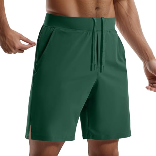 RUMAOZIA Bañador para hombre, transpirable, pantalones de entrenamiento, pantalones cortos de playa, pantalones cortos con cordón ajustable para correr, baloncesto y entrenamiento (poliéster de secado
