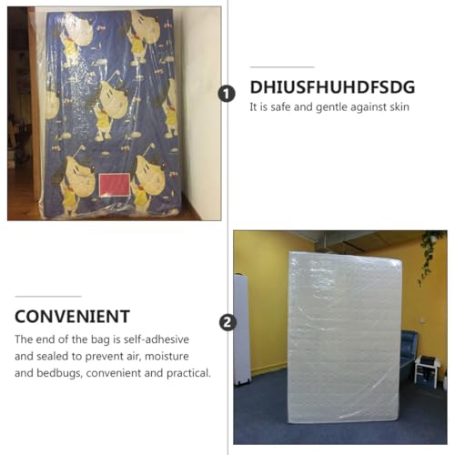 Housse de matelas imperméable PE double épaisseur protège eau moisissures