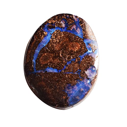 Opale de feu solide cabochon haut de gamme 24 mm pour joaillerie fine et création de luxe
