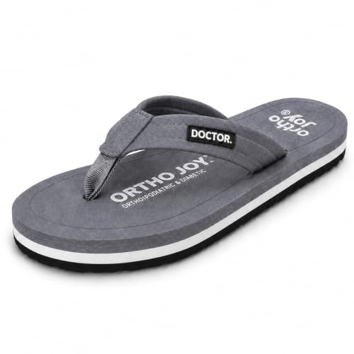 Image of ORTHO JOY EXTRA SOFT Ultra Cushion Slippers for Men's| Doctor | Lightweight & Comfortable| Orthopedic & Diabetic| Casual & Stylish| Non-Slip Durable Mcr Dr Chappals & House Flip flops For Gent's & Boy's