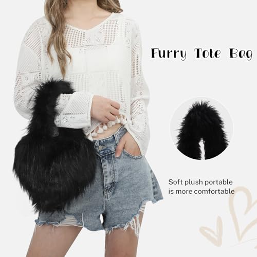 Bolso Tote de Piel Sintética Forma Corazón para Mujer miniatura 3