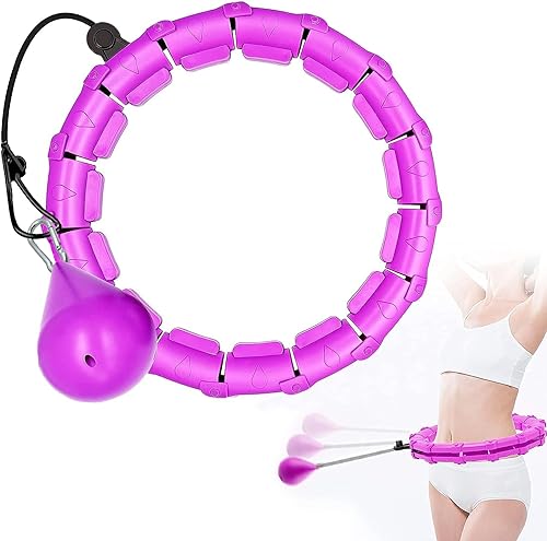 Smart Hula Fit Hoop Reifen Erwachsene - Einstellbare Hoola Hoop Reifen für...