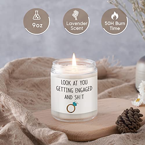 Leado Scented Candles - Engagement Gifts For Couples - Engagement Gift, Funny Engagement Gifts For Women, Friends, Fiance, Bride, Newly Engaged Gifts, Unique Engagement Gifts - Engaged Gifts For Her #TOP1