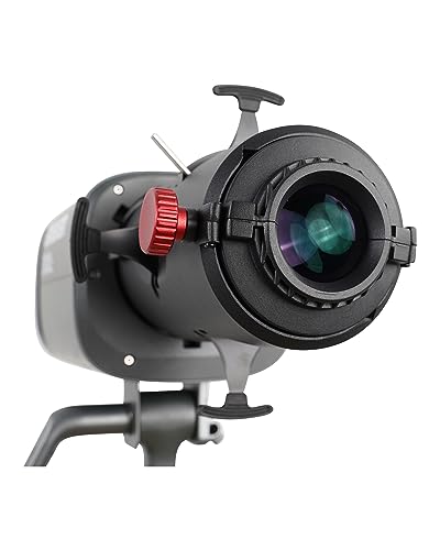 Image of Amaran Spotlight SE Lighting Modifier 150c & 300c, 36 Lens Kit, Focused Beam Spotlight, Professional Light Shaping Accessory for Video, Photography, Studio Lighting