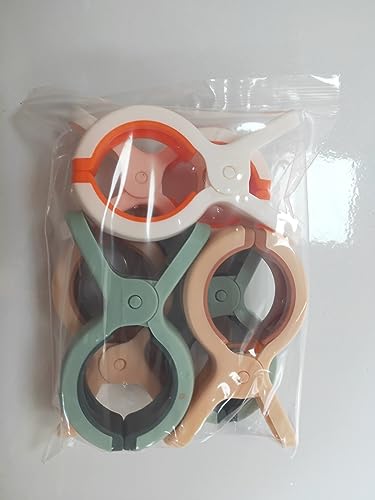 Hazrcvr Mollettoni 6 Pezzi Mollette per Telo Mare