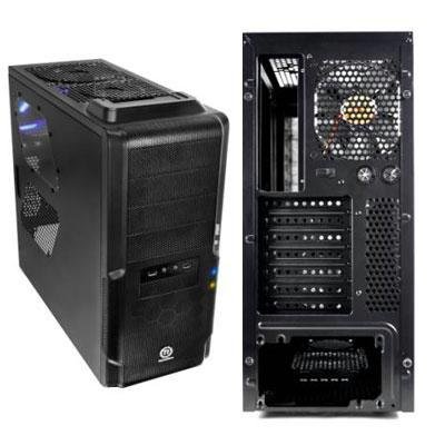Thermaltake Dokker VM600M1W2Z No PS Mid Tower Case with Docking Station (Black)