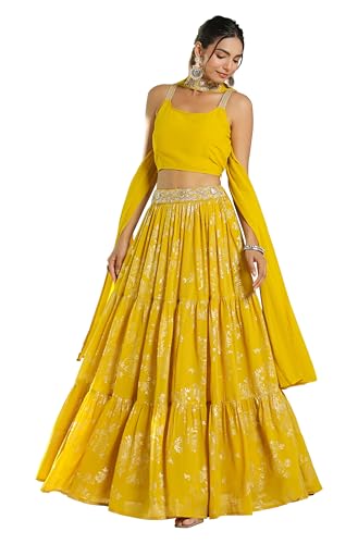 Image of Janasya Women Lehenga Choli Dupatta