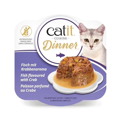 Catit Fish Dinner with Crab Flavor & Pumpkin – Hydrating