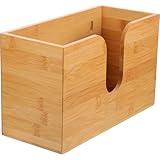 FELTECHELECTR Dispensador de Papel Toalla de Pared Madera para Baño Cocina Oficina Soporte Mural Práctico y Duradero Fácil de Rellenar y Organizar Pañuelos