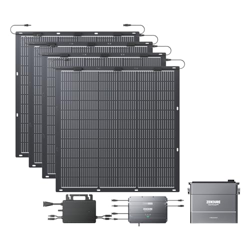 Zendure Solarflow Central Eléctrica Para Balcón Con Almacenamiento, Hub2000 Con Entrada Solar De 1800w, Compatible Con Shelly Pro 3em, Salida De 1200w, Aplicación, Ip65, 0 Db