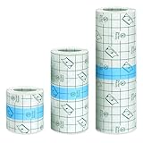 3 Rolls Tattoo Aftercare Bandage - Jconly Waterproof Tattoo Film Second Skin Tattoo Cover Up Patch Tape Healing Wrap Tattoo Supplies for Swimming, Shower, Wound Initial Healing(2 Inch, 4 Inch, 6 Inch)