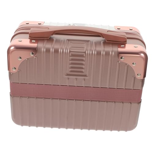 PATKAW 1 Pc valija Maleta de Mano Maleta pequeña Estuche de Maquillaje Duro escobilla Neceser Organizador de maquilaje Estuche de Almacenamiento de cosméticos Maleta de Almacenamiento AbS