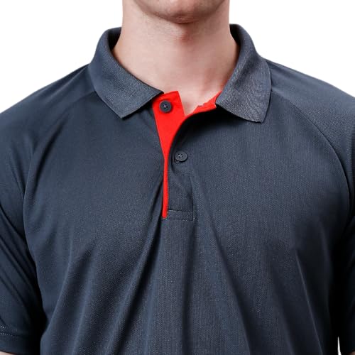 Image of Adidas Men's Solid Regular Fit Polo