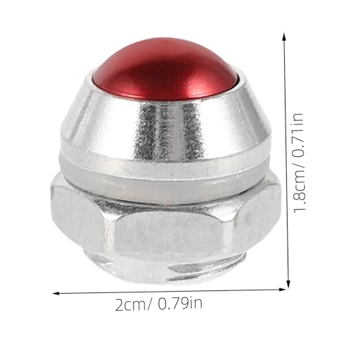 2 piezas de repuesto para olla a presión: válvula de seguridad y mango de liberación de vapor, válvula jigger de aluminio miniatura 2