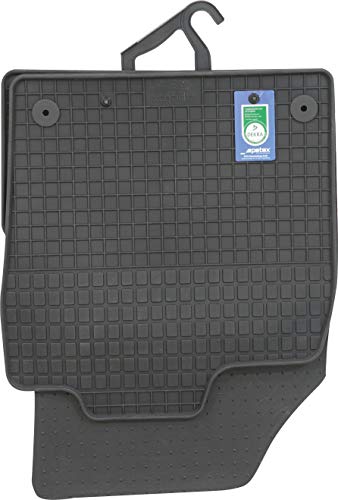 Image of Petex 25010 Rubber Mats Suitable for 6 Saloon 02 /2008-01 /2013 / Estate from 02 /2008-10 /2012 Floor Mats Black Set of 4