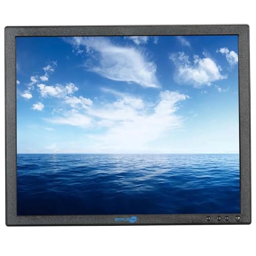 SIMPLETEK - Monitor LCD 17 pollici formato 5:4 quadrato con ingresso VGA e supporto VESA, senza base (Ricondizionato)