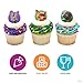 Disney's Zootopia Rings, Cupcake Decorations Featuring Judy Hopps, Nick Wilde & Flash Slothmore - 24 Pack