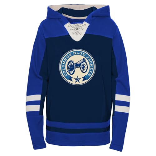 Outerstuff Columbus Blue Jackets Youth Boys (8-20) Ageless Revisited Pullover Hoody Sweatshirt2