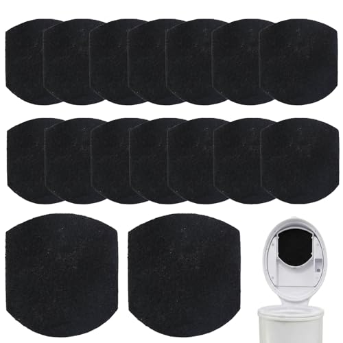16 Pack Baby Diaper Pail Deodorizer Refills Compatible with Ubbi Steel Diaper Pail, Activated Charcoal Odor Absorber Filters, Odor Absorbing & Odor Eliminating, No Smell