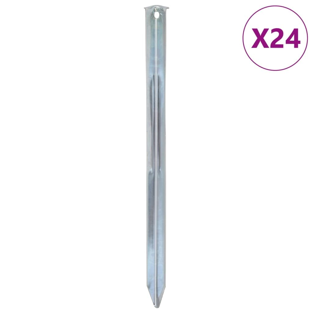 Piquetas STK de acero galvanizado, longitud de diámetro, robustas, para camping, exteriores, accesorios de tienda de campaña, cuerda tensora y sujeción segura en senderismo, trekking festival