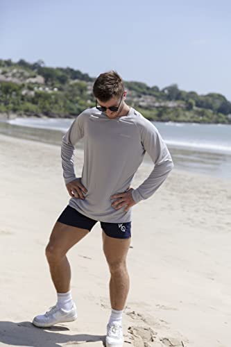 ZENGVEE Mens UPF 50+ Swim Shirts Outdoor Long Sleeve Sun Protection Workout Shirts for Athletic,Running,Fishing,Hiking4