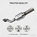 CAT CLEAN Catalytic Converter Compatible with Jeep Compass 2007-2017, Jeep Patriot 2011-2017, Dodge Caliber 2007 2.4L L4 Catalytic Convertor Automotive Replacement 53968 (EPA Compliant)