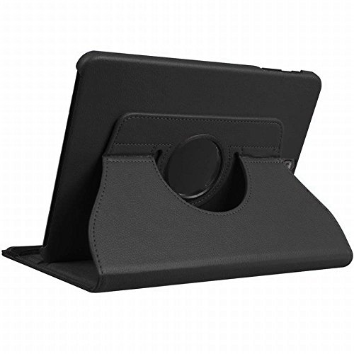 for Galaxy Tab S3 9.7 inch case MOCA 360 Degree Rotating Stand PU Leather Flip Cover Case for Samsung Galaxy Tablet Tab S3 9.7 inch SM - T820 T825 Flip Cover case (Black)